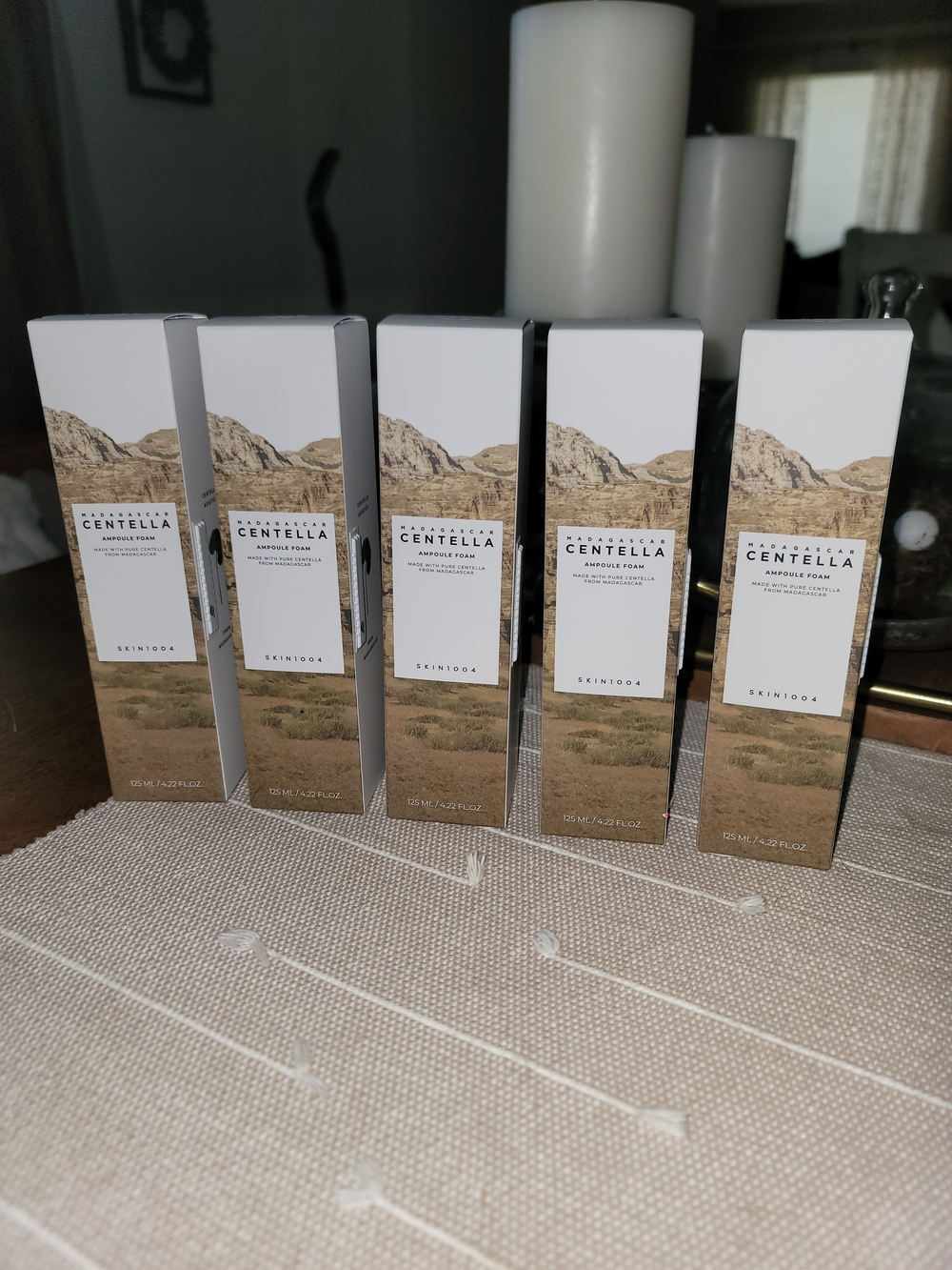 SKIN1004 Madagascar Centella Ampoule Foam Cleanser 4.22 fl oz 5-Pack NWT